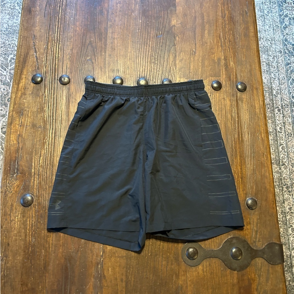 Under Armour Black Athletic Shorts for Men